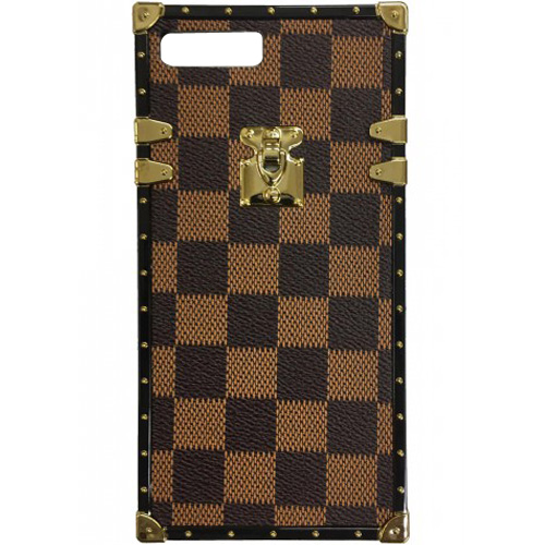 iPhone 7/8 Box Square Checker Brown
